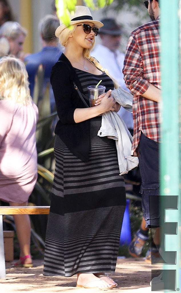 Christina Aguilera, First Post Baby Pics, Exclusive Christina Aguilera, First Post Baby Pics, Exclusive